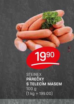 PÁREČKY S TELECÍM MASEM 100g