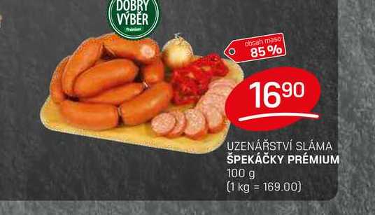 ŠPEKÁČKY PRÉMIUM 100g