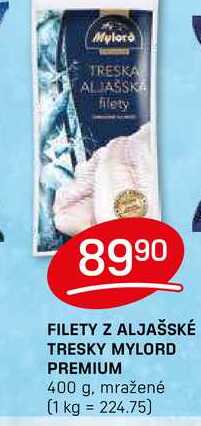 FILETY Z ALJAŠSKÉ TRESKY MYLORD PREMIUM 400 g