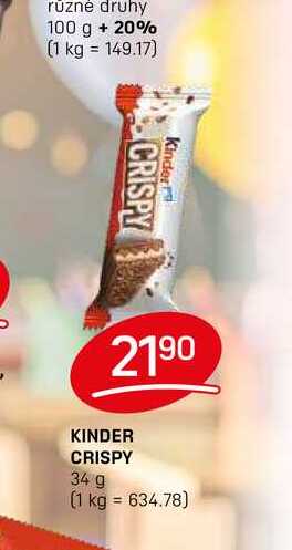 KINDER CRISPY 34 g 