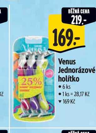  Venus Jednorázové holítko 6 ks 