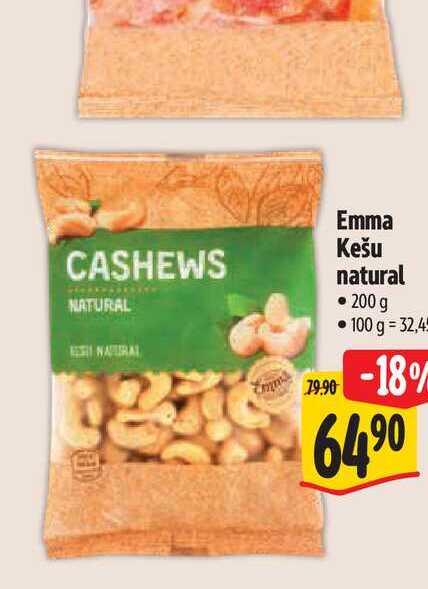  Emma Kešu natural  200 g 