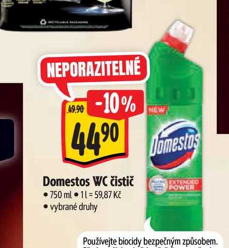  Domestos WC čistič  750 ml  