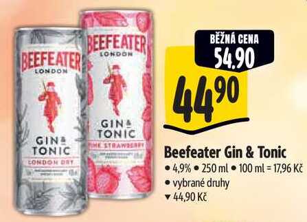 Beefeater Gin & Tonic, 250 ml 