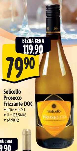 Solicello Prosecco Frizzante DOC, 0,75 l