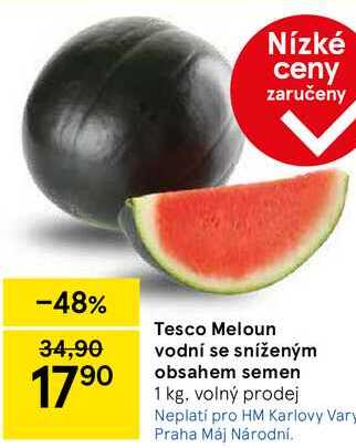 Tesco Meloun vodní se sníženým obsahem semen, 1 kg
