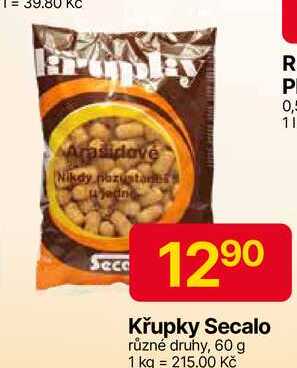 Křupky Secalo různé druhy, 60 g 