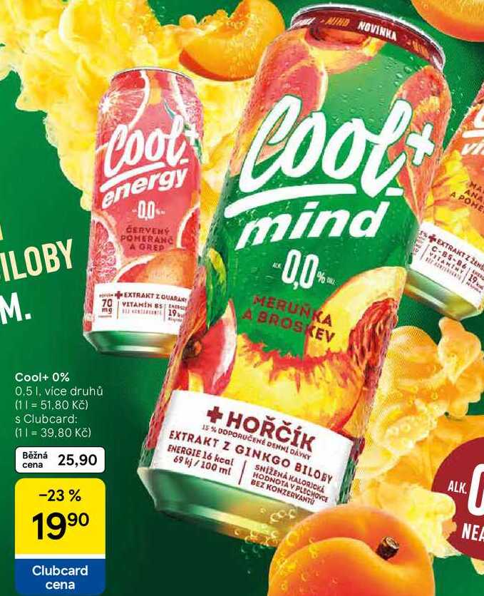 Cool+ 0%, 0.5 l
