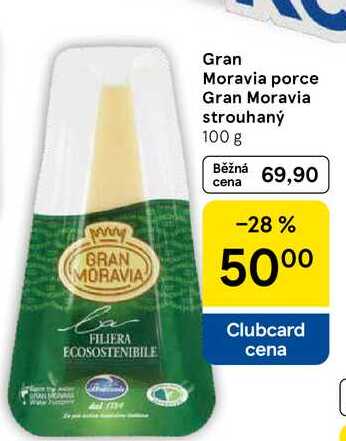 Gran Moravia strouhaný, 100 g 