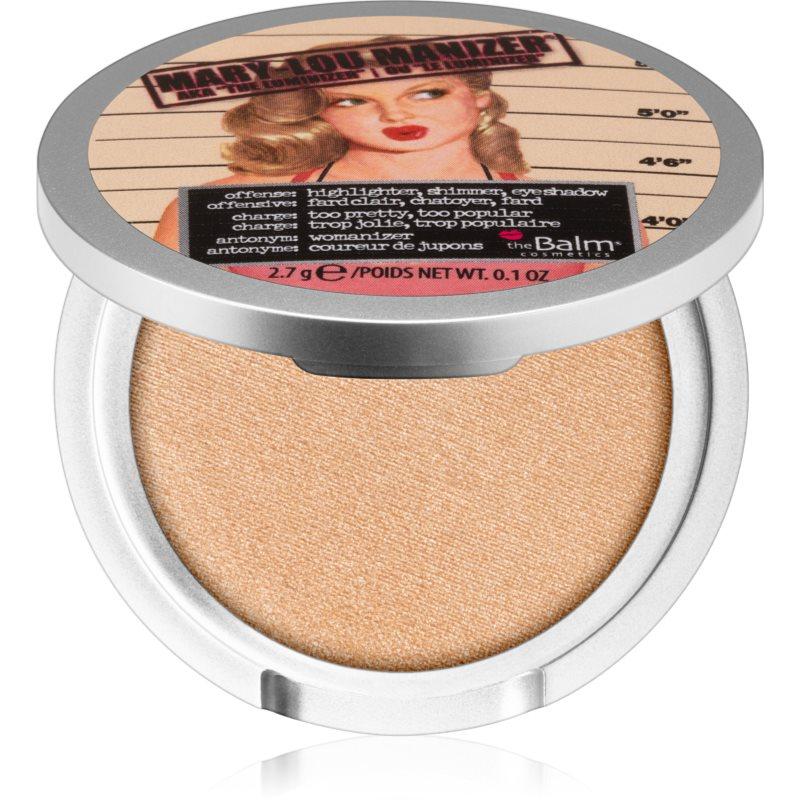 theBalm Lou Manizer Travel size rozjasňovač a oční stíny v jednom odstín Mary 2.7 g