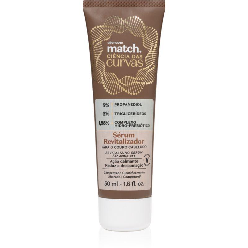 oBoticário Match. Science of Curves revitalizační sérum pro pokožku hlavy 50 ml