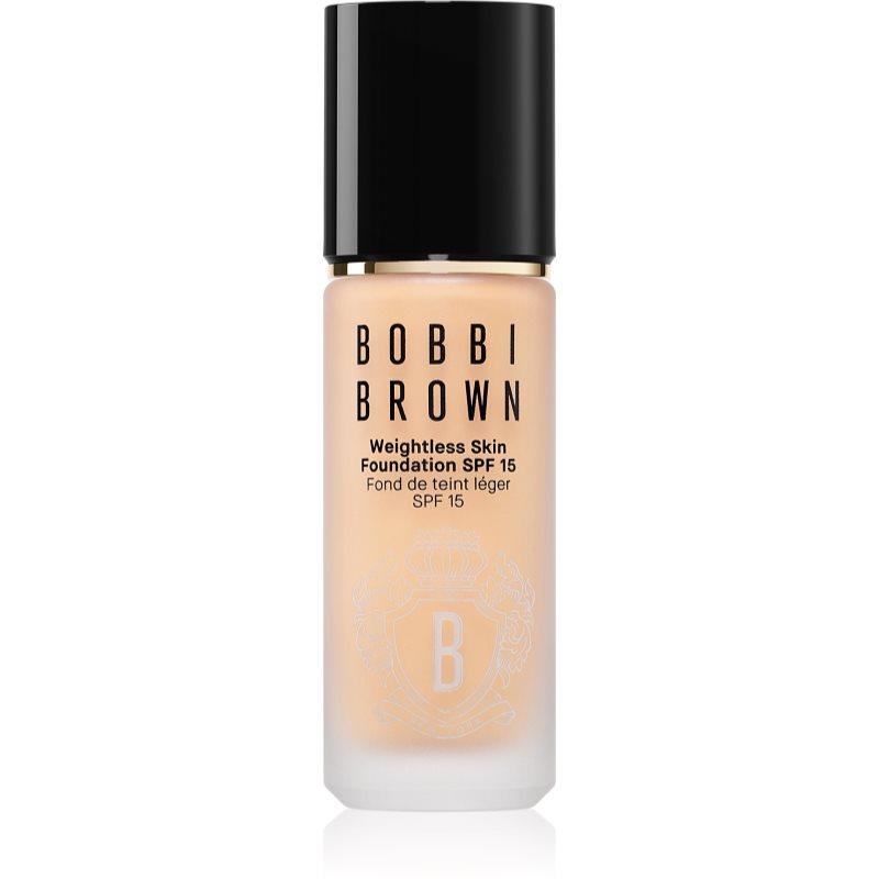 Bobbi Brown Weightless Skin Foundation SPF 15 dlouhotrvající make-up s hydratačním účinkem odstín Natural 30 ml