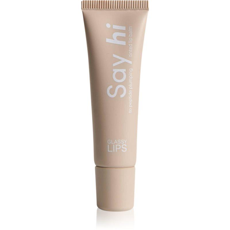 Say Hi Glassy Lips tónovací balzám na rty s peptidy odstín Coral 10 ml