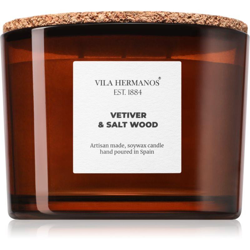 Vila Hermanos Apothecary Vetiver & Salt Wood vonná svíčka 350 g