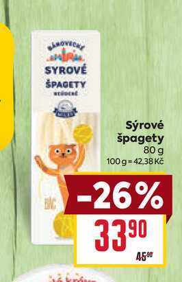 Sýrové špagety 80g