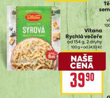 Vitana Rychlá večeře od 154 g