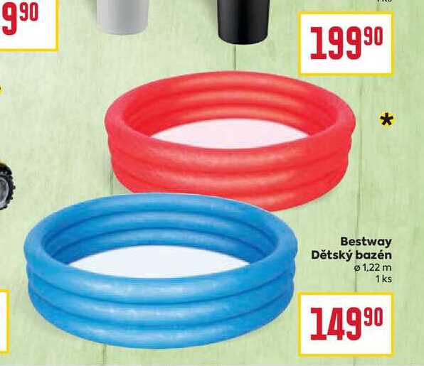 Bestway Dětský bazén Ø 1,22 m 1 ks
