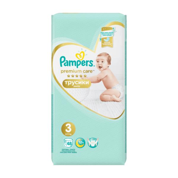 Pampers Pants Premium Care Plenkové kalhotky vel. 3 (6-11kg)