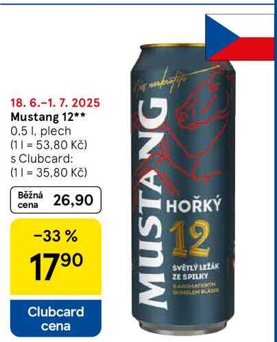 Mustang 12, 0.5 l