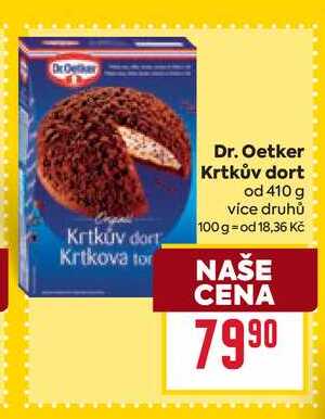 Dr. Oetker Krtkův dort od 410 g 