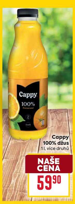 Cappy 100% džus 1l