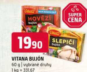 Vitana bujon 60 g vybrané druhy 