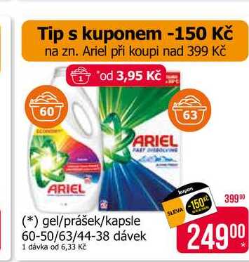ARIEL gel 60 dávek