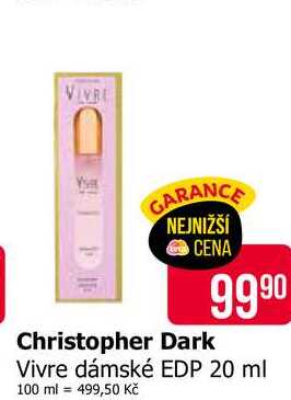 Christopher Dark Vivre dámské EDP 20 ml 