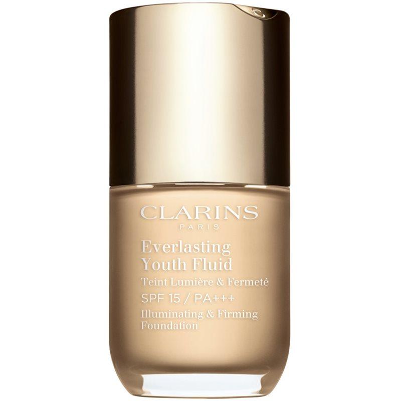 Clarins Everlasting Youth Fluid Foundation rozjasňující make-up SPF 15 odstín 100.5 Cream 30 ml
