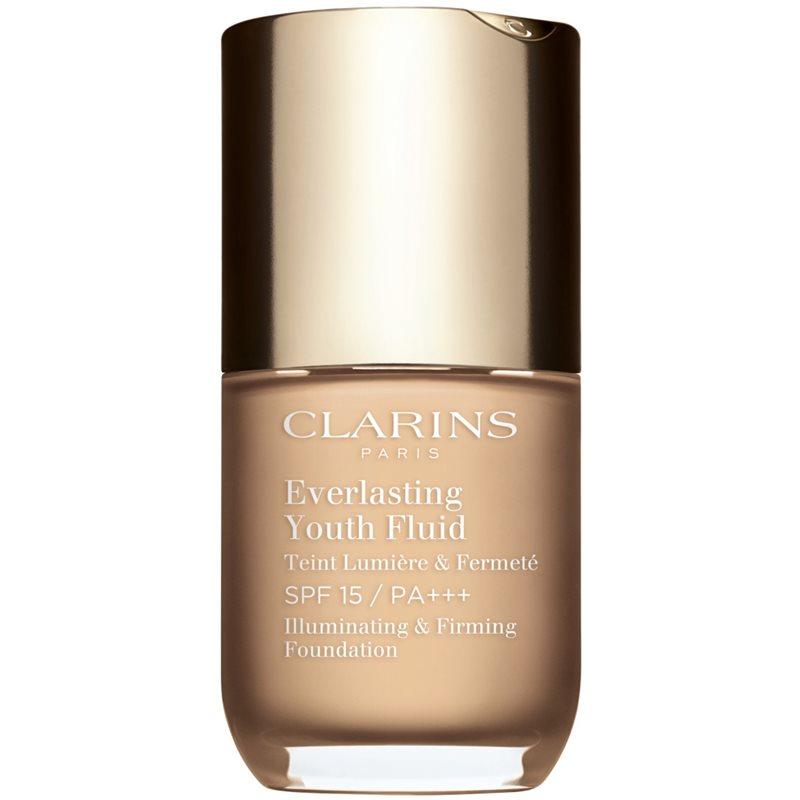 Clarins Everlasting Youth Fluid Foundation rozjasňující make-up SPF 15 odstín 105.5 Flesh 30 ml