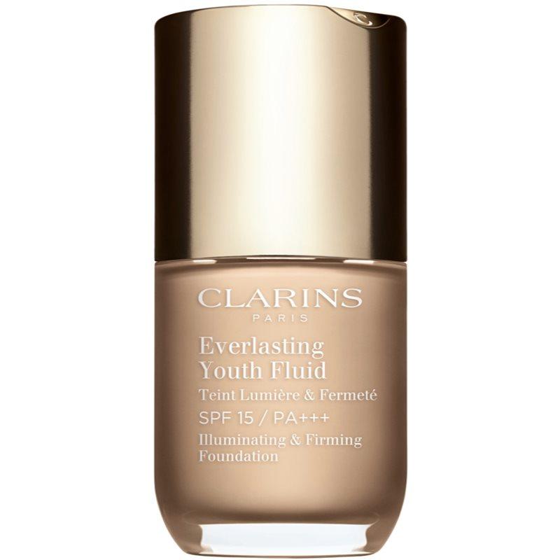 Clarins Everlasting Youth Fluid Foundation rozjasňující make-up SPF 15 odstín 105 Nude 30 ml