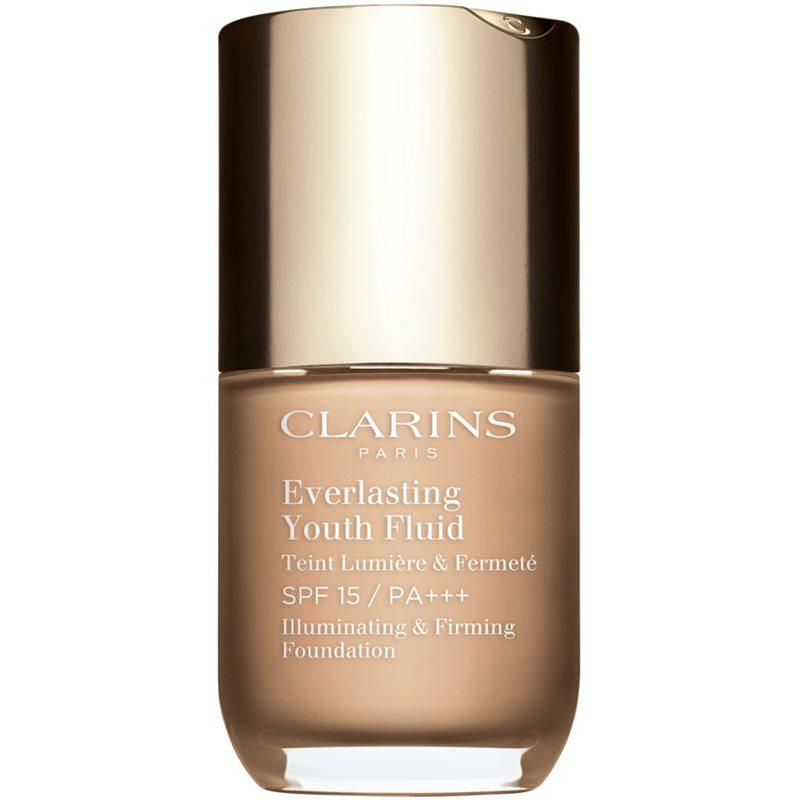 Clarins Everlasting Youth Fluid Foundation rozjasňující make-up SPF 15 odstín 108.3 Organza 30 ml