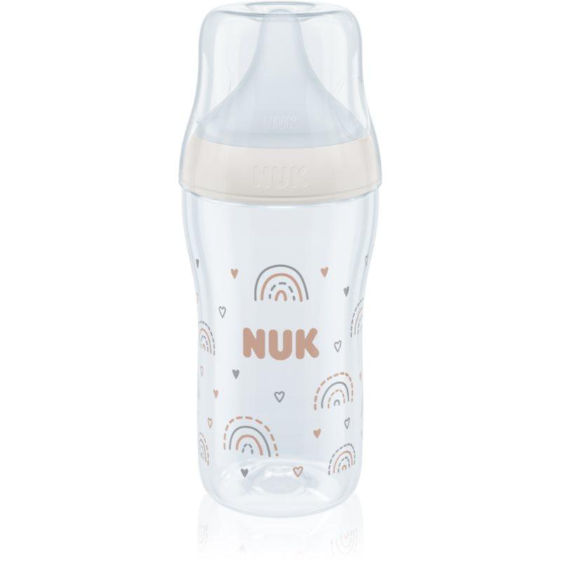 NUK Perfect Match láhev s kontrolou teploty White 260 ml