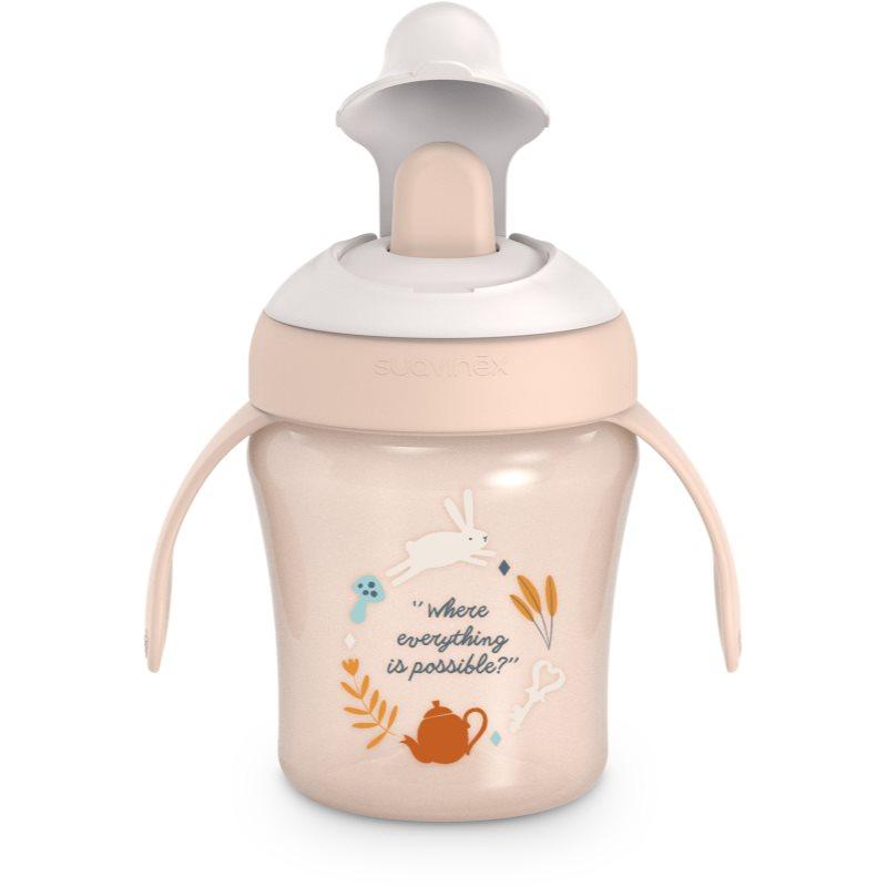 Suavinex Wonderland Learning Cup tréninkový hrnek Rose 200 ml