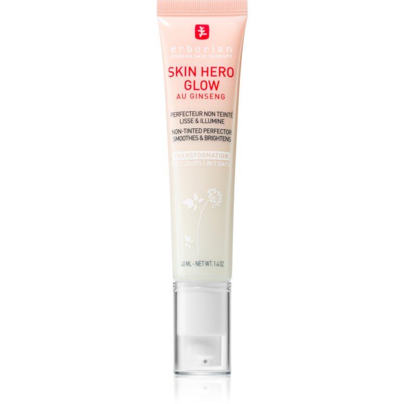Erborian Skin Hero Glow Non-tinted Perfector lehký pleťový krém pro rozjasnění a hydrataci 40 ml