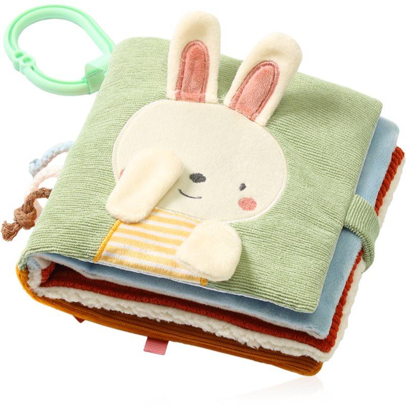 BabyOno Reversible Sensory Cloth Book 0m+ kontrastní edukativní knížka Nature 1 ks