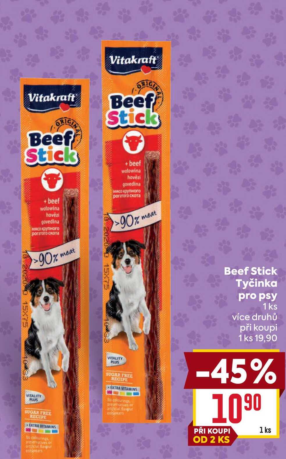 Beef Stick Tyčinka pro psy 1 ks 