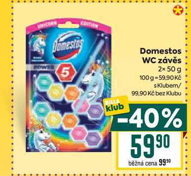 Domestos WC závěs 2x 50g 