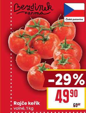 Rajče keřík volné, 1kg