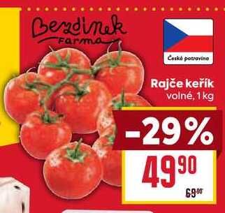 Rajče keřík volné, 1 kg