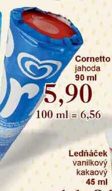 Cornetto jahoda 90 ml