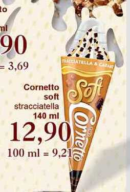 Cornetto soft stracciatella 140 ml 