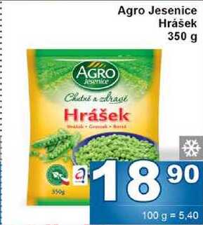 Agro Jesenice Hrášek 350 g