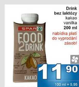 Drink bez laktózy 200 ml 