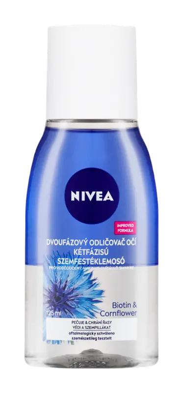 NIVEA Dvoufázový odličovač očí a make-upu, 125 ml