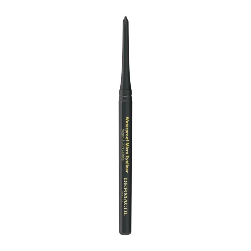 Dermacol Micro tužka na oči 01 černá, 0.3 g