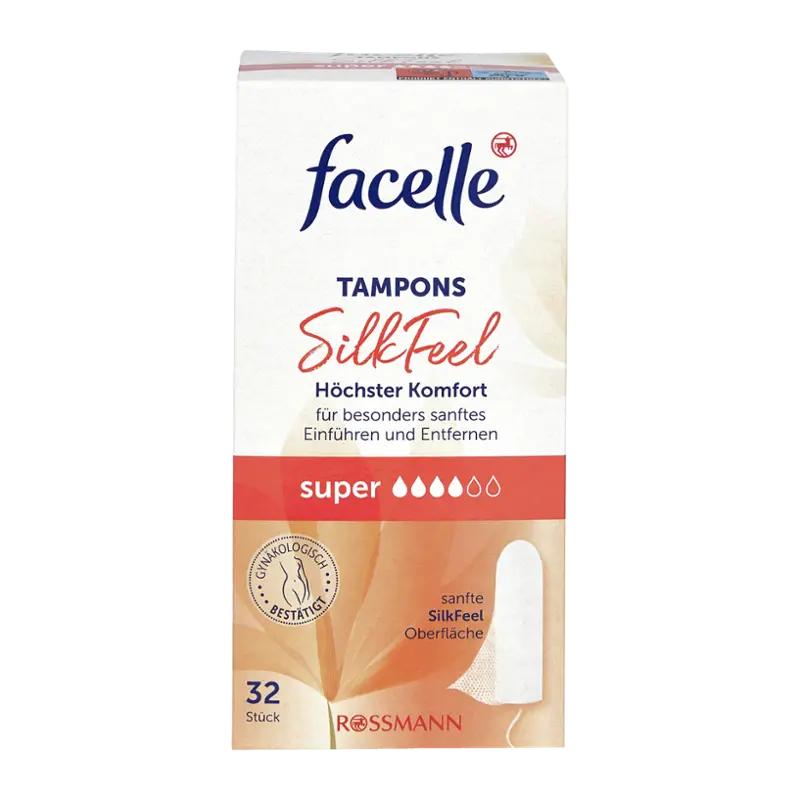 facelle Tampony Silk Feel Super, 32 ks