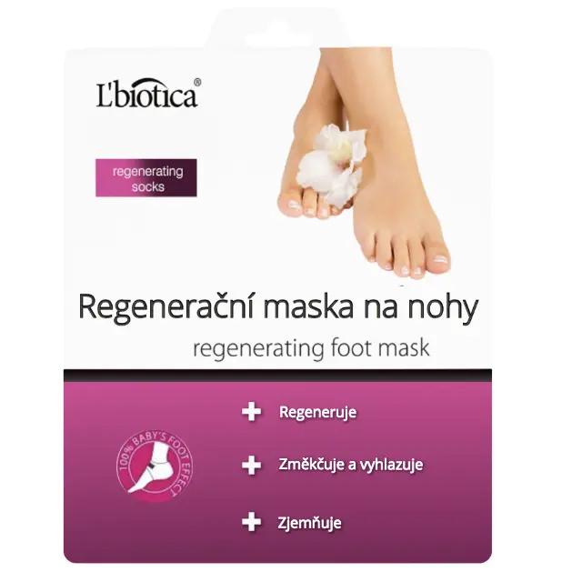 L'biotica Regenerační maska na chodidla, 1 ks