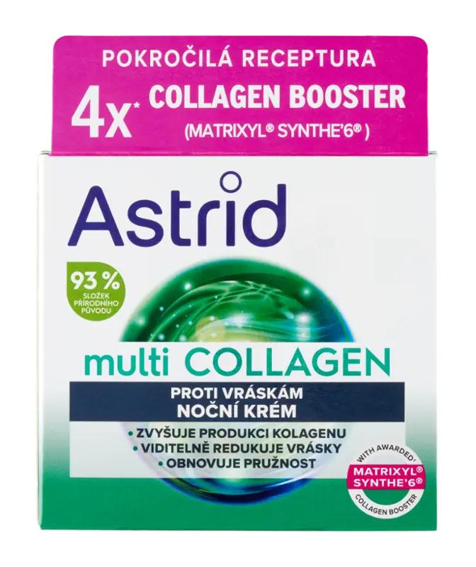 Astrid Noční krém Multi Collagen, 50 ml