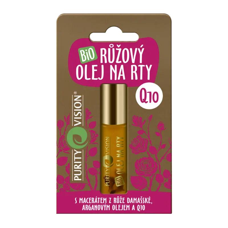 Purity Vision BIO Růžový olej na rty, 10 ml